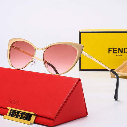 5 Colors Stylish Metal Temple Sunglasses — 1856