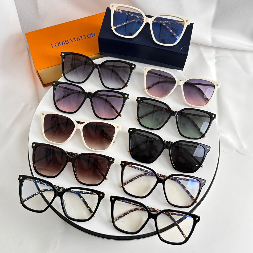 High-quality 6-color stylish square sunglasses