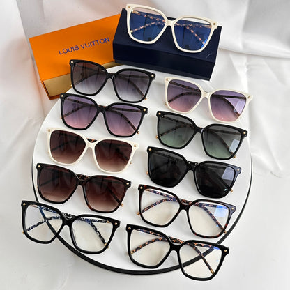 High-quality 6-color stylish square sunglasses