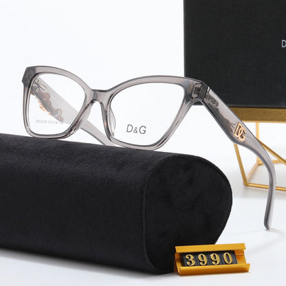 New Cat's Eye Clear Lens Glasses 3990