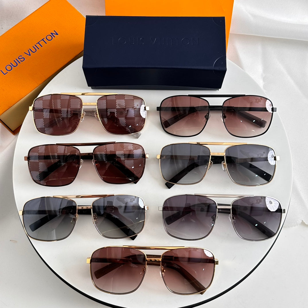 High-quality 7-color stylish square sunglasses