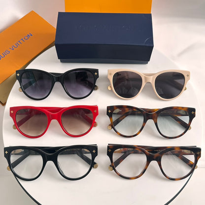 High-quality 6-color stylish round sunglasses