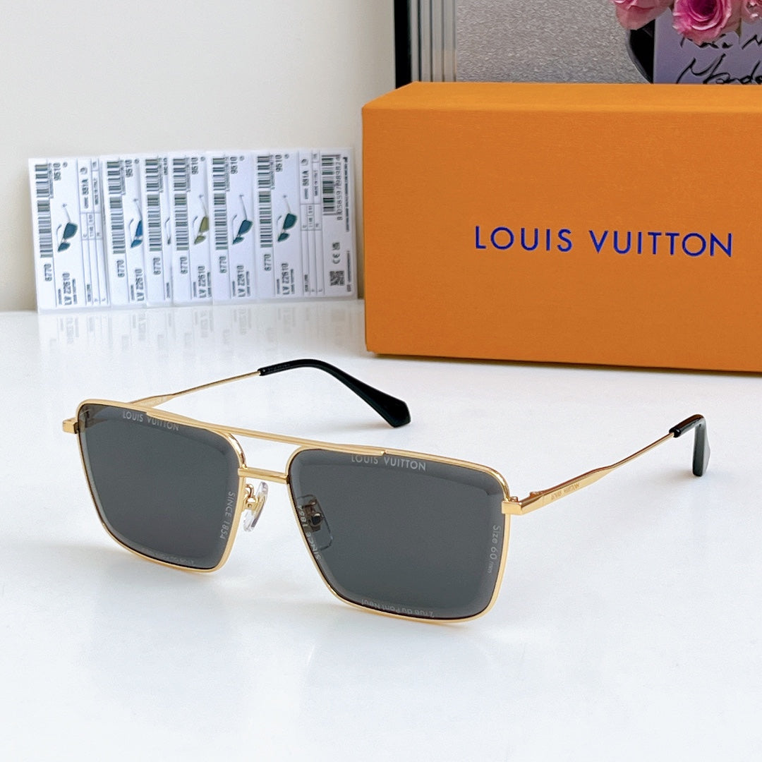 High-quality 6-color stylish square sunglasses