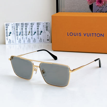 High-quality 6-color stylish square sunglasses
