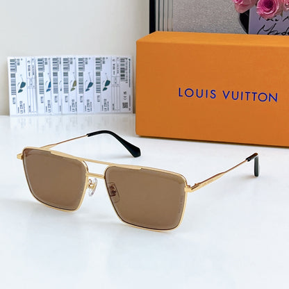 High-quality 6-color stylish square sunglasses