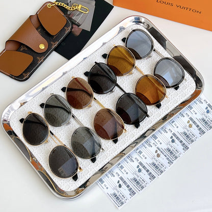 High-quality 6-color stylish round sunglasses