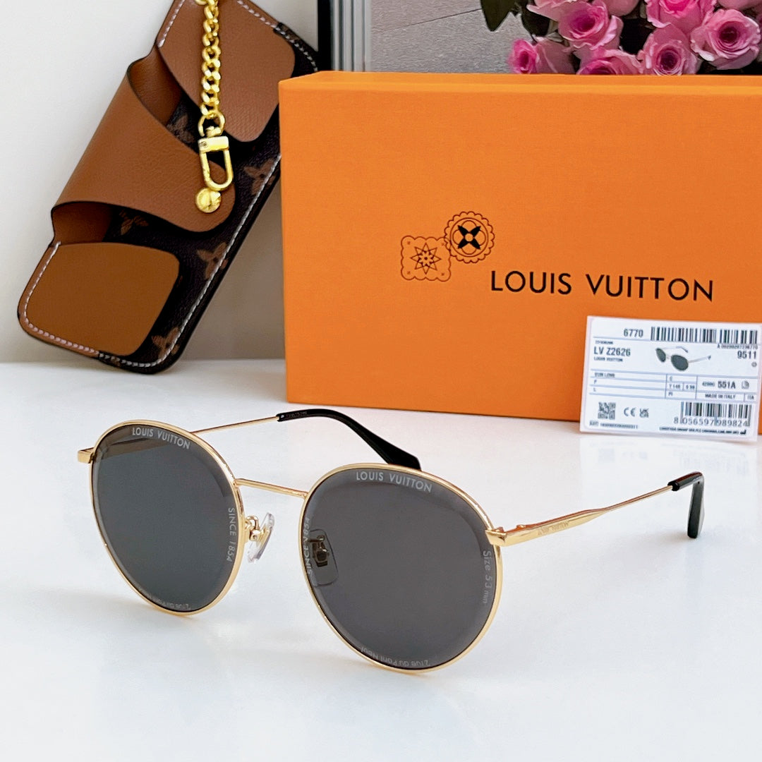 High-quality 6-color stylish round sunglasses