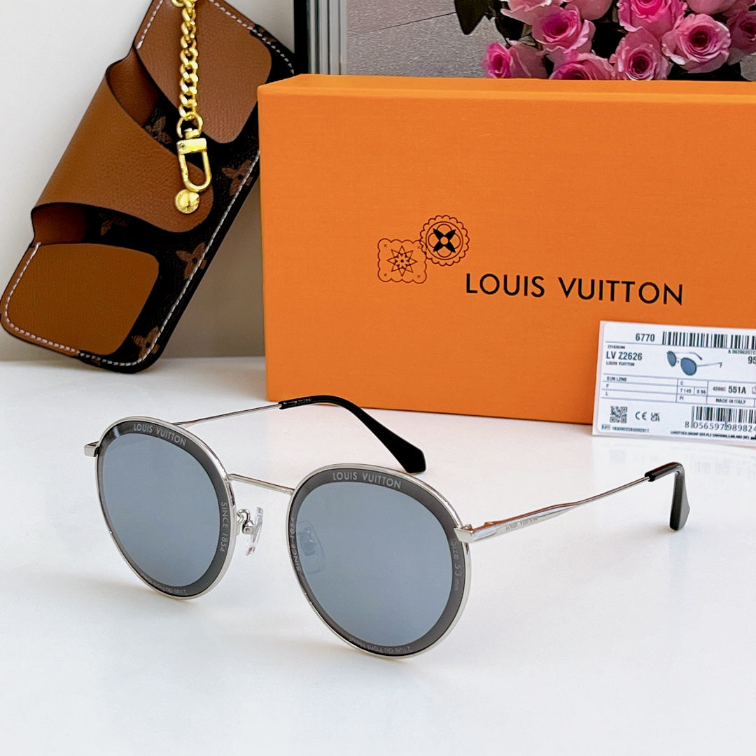 High-quality 6-color stylish round sunglasses