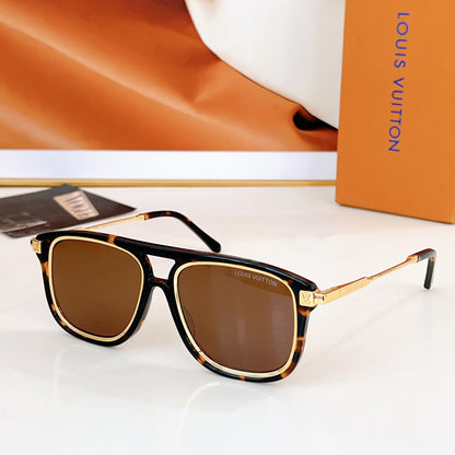 High-quality 6-color stylish square sunglasses