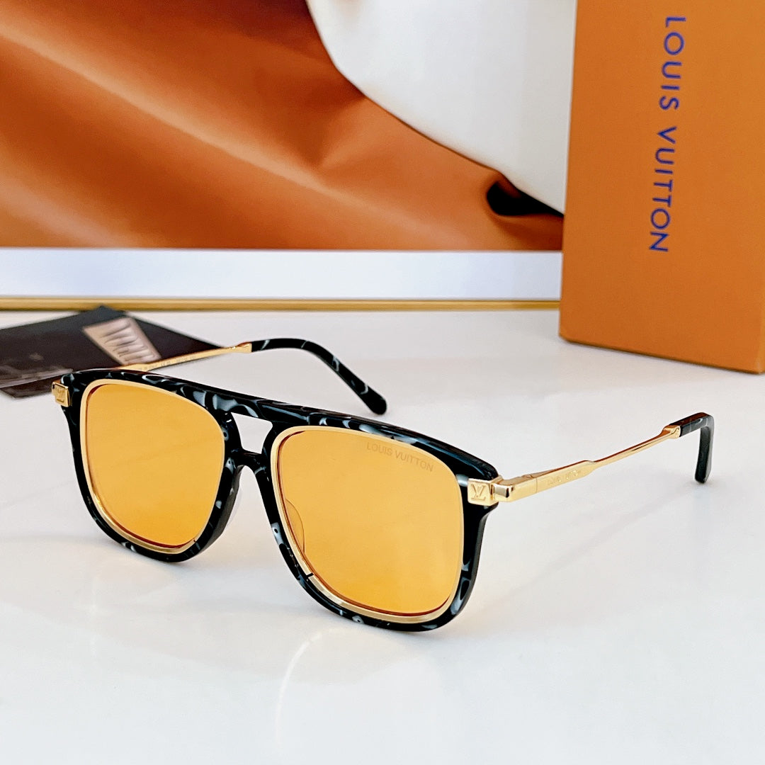 High-quality 6-color stylish square sunglasses