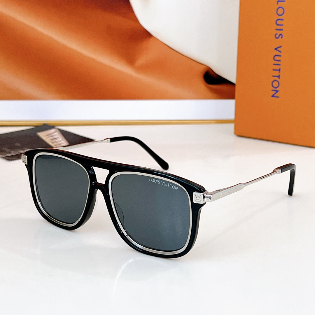 High-quality 6-color stylish square sunglasses
