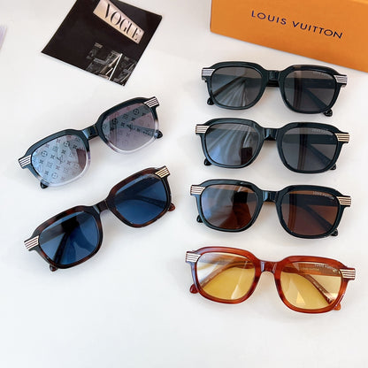 High-quality 6-color stylish square sunglasses