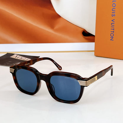 High-quality 6-color stylish square sunglasses