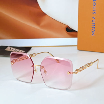 High-quality 7-color stylish square sunglasses