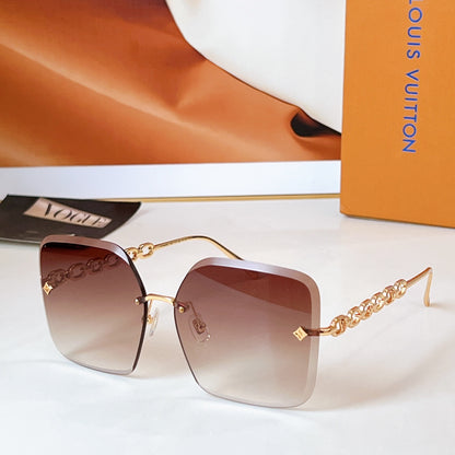 High-quality 7-color stylish square sunglasses