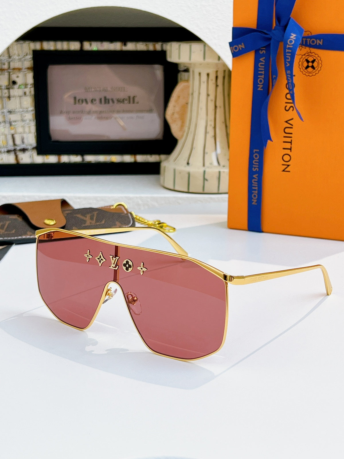 High-quality 6-color stylish frameless sunglasses