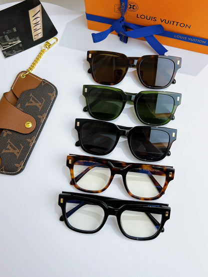 High-quality 5-color stylish square sunglasses