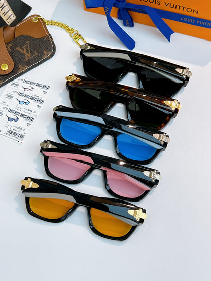 High-quality 5-color stylish square sunglasses