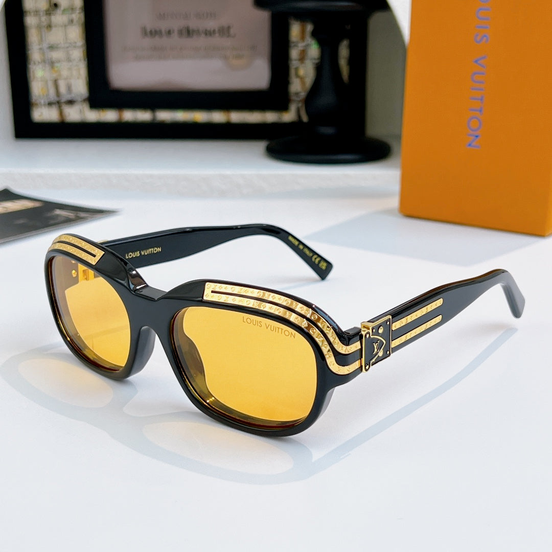 High-quality 6-color stylish square sunglasses