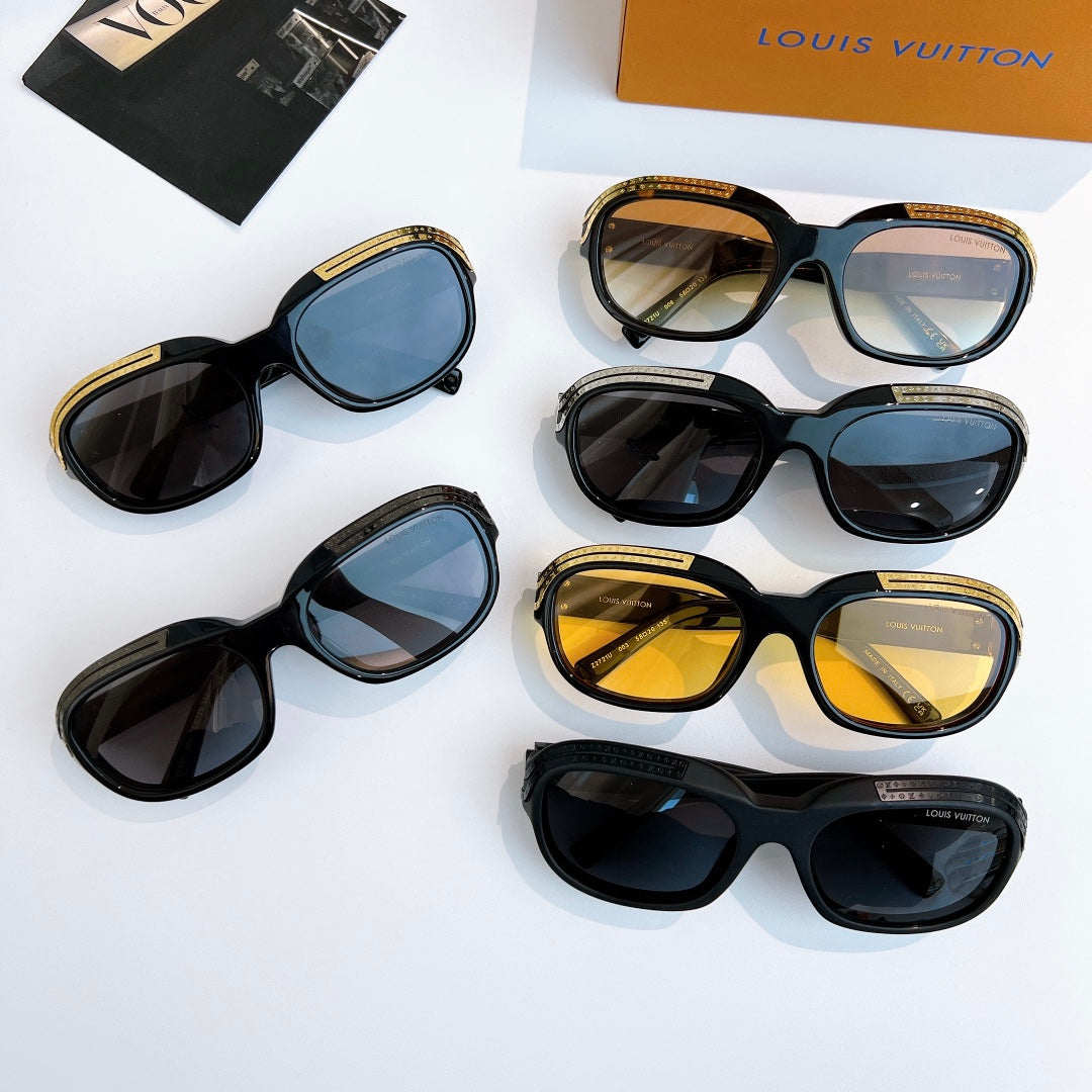 High-quality 6-color stylish square sunglasses