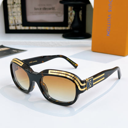 High-quality 6-color stylish square sunglasses
