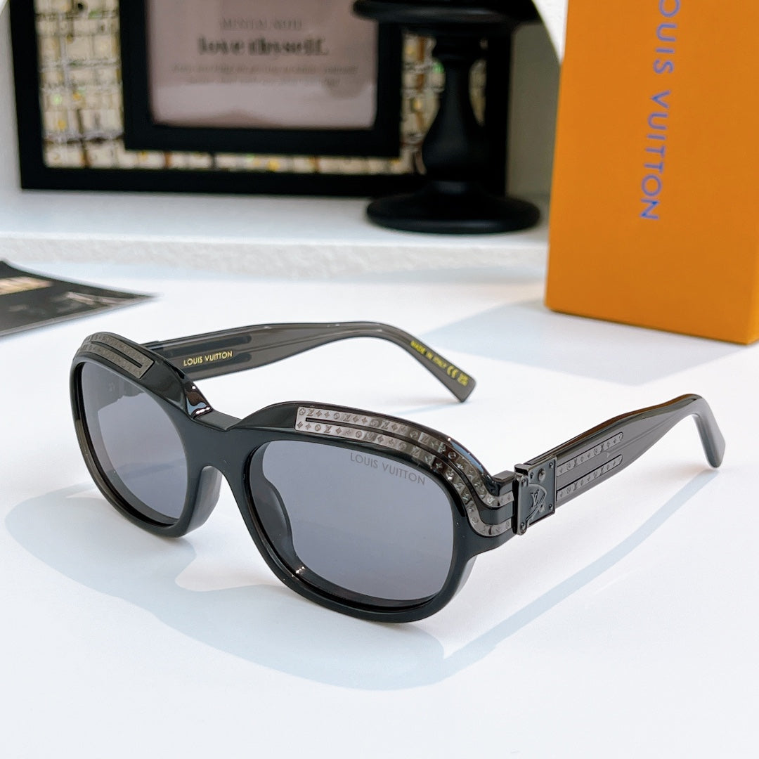 High-quality 6-color stylish square sunglasses