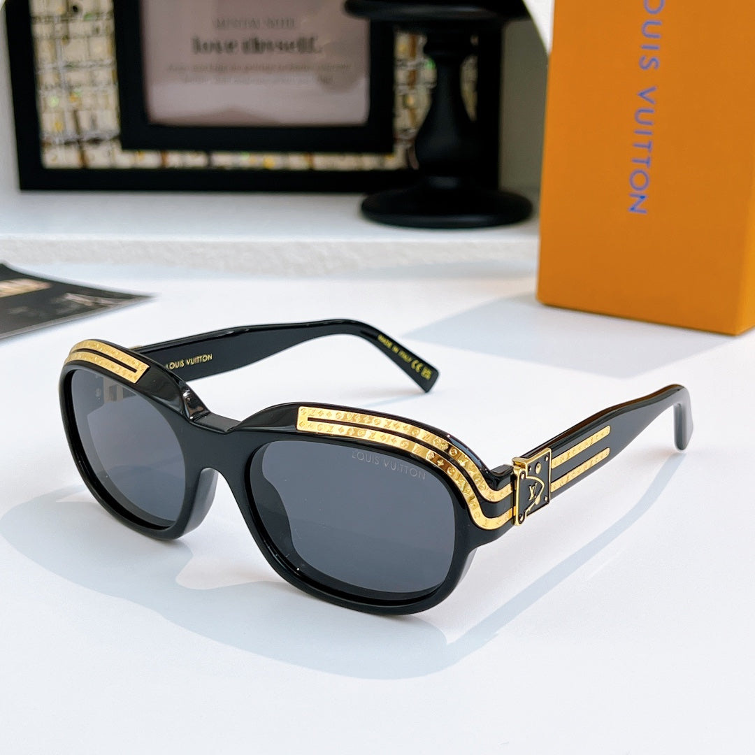 High-quality 6-color stylish square sunglasses