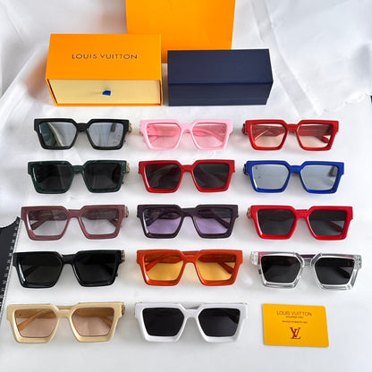 High-quality 7-color stylish square sunglasses