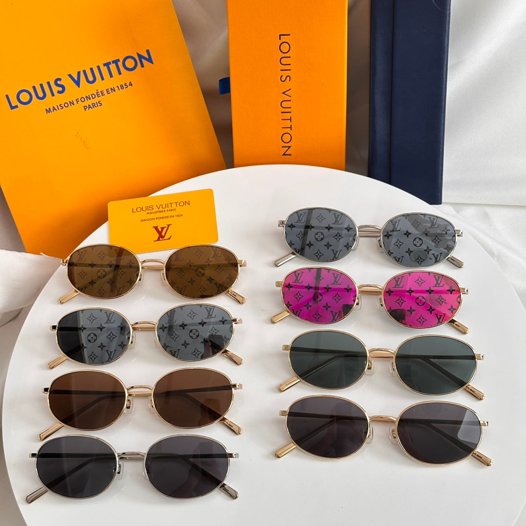 High-quality 8-color stylish round sunglasses