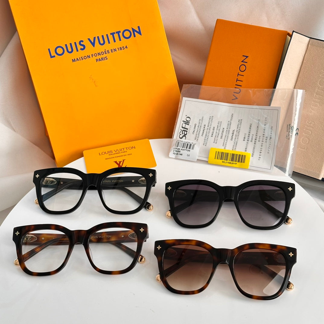 High-quality 4-color stylish square sunglasses