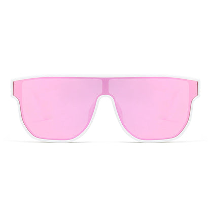 aviator sunglasses with glossy lenses