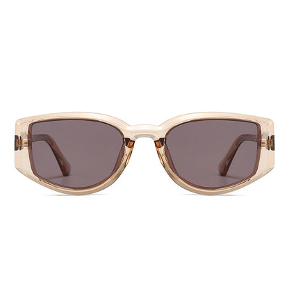 Geek-Chic Acetate Geometric Sunglasses