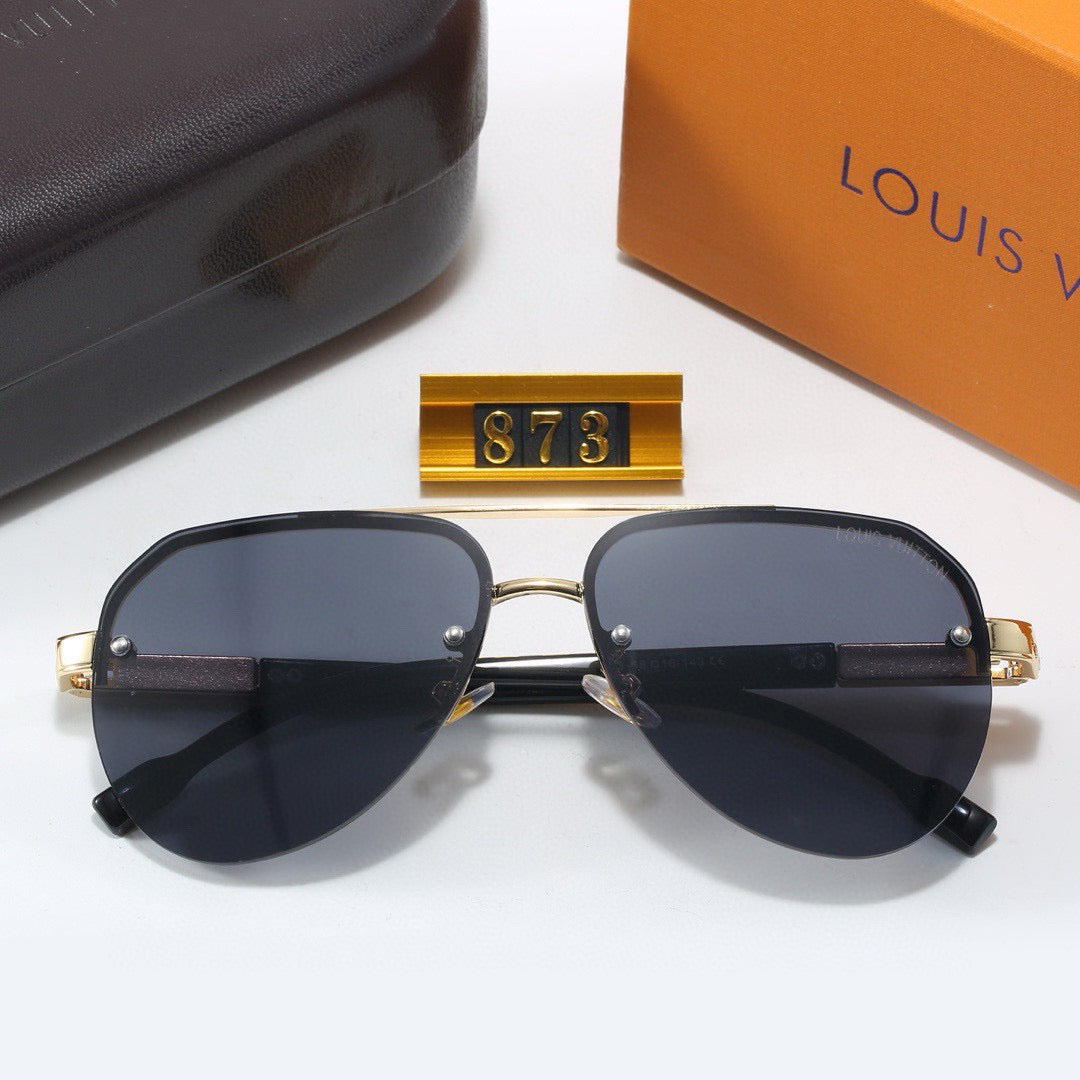 Metal Pilot Multi Color Sunglasses 873
