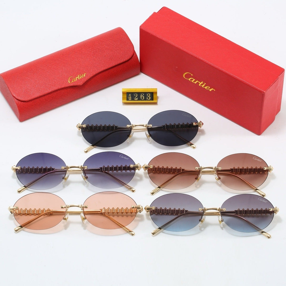 5 Colors Fashion Sunglasses—4263
