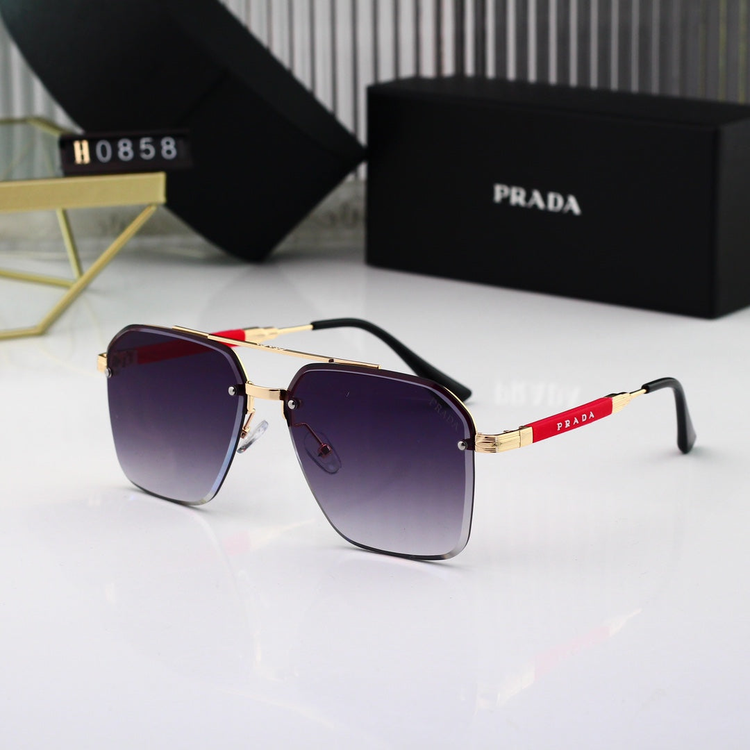 Fashion Gold Thin Frame Sunglasses