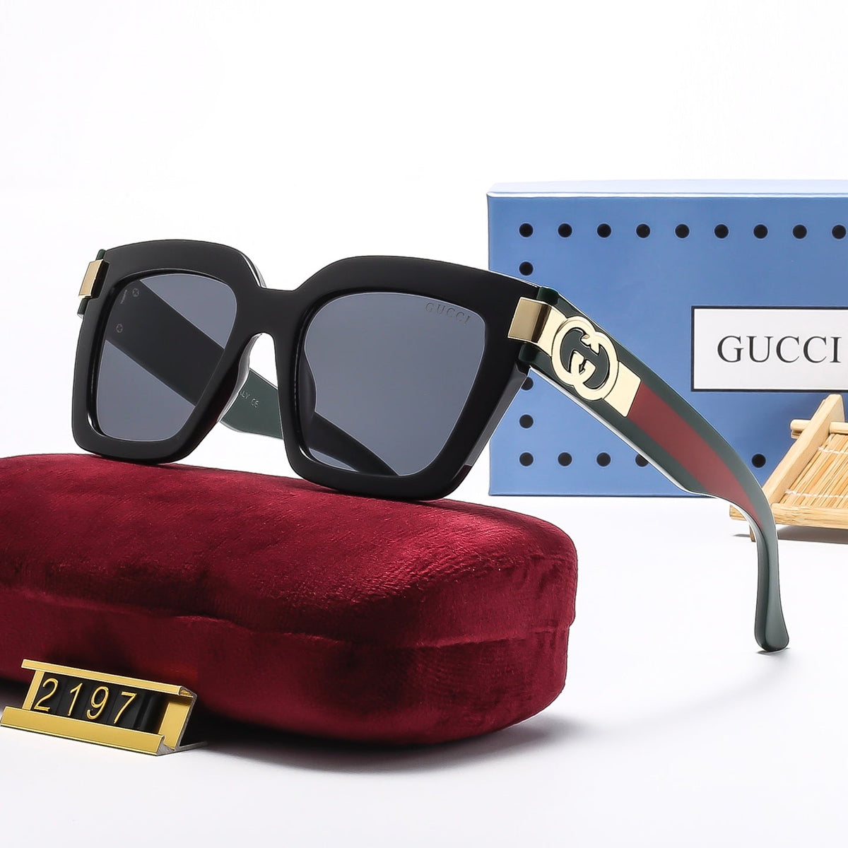 Square Frame Sunglasses 2197