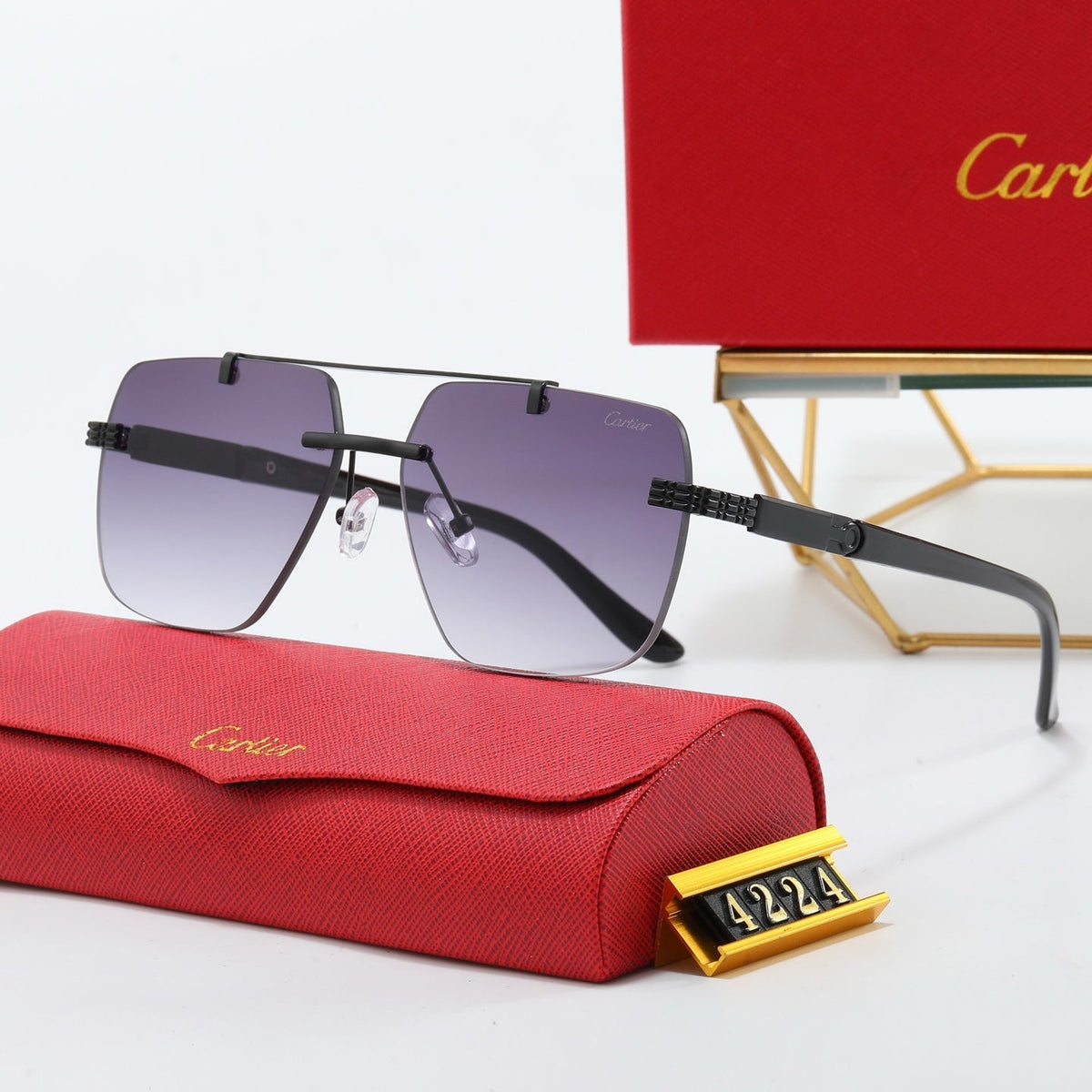 One piece pilot sunglasses 4224