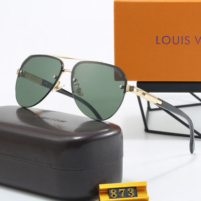 Metal Pilot Multi Color Sunglasses 873
