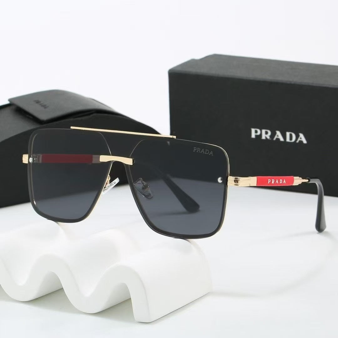One-piece 7 Colors Fashion mental Sunglasses