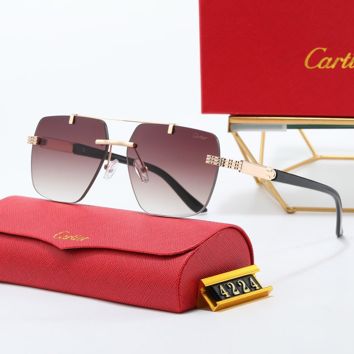 One piece pilot sunglasses 4224