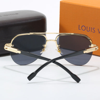 Metal Pilot Multi Color Sunglasses 873