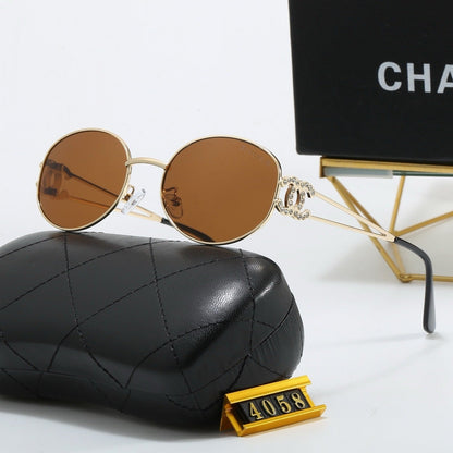 Diamond Round 5 Colors Fashion Sunglasses—4058