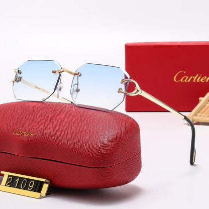 5 Colors Fashion Frameless Sunglasses2109