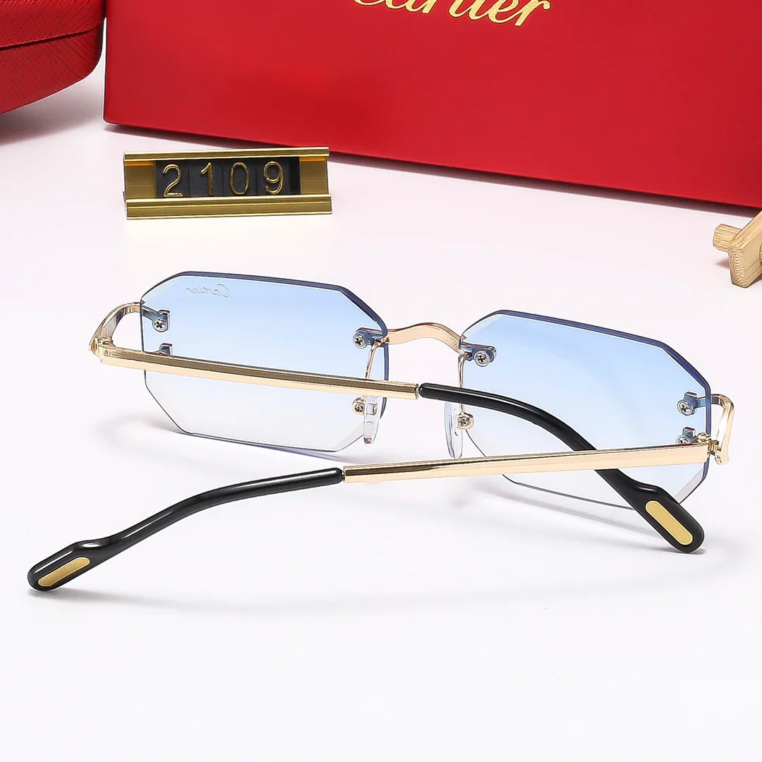 5 Colors Fashion Frameless Sunglasses2109