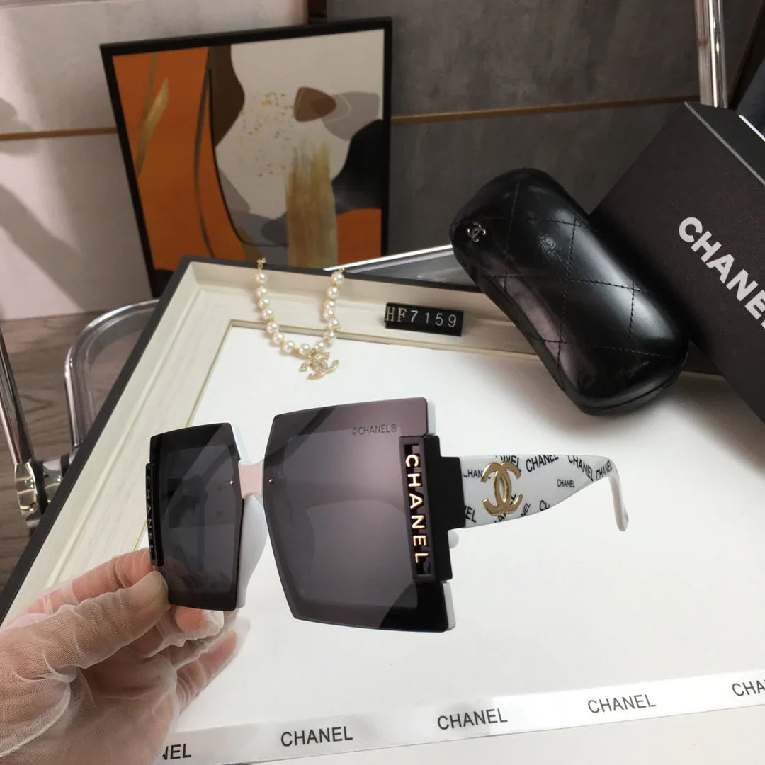Square frame fashion casual sunglasses