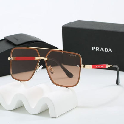 One-piece 7 Colors Fashion mental Sunglasses