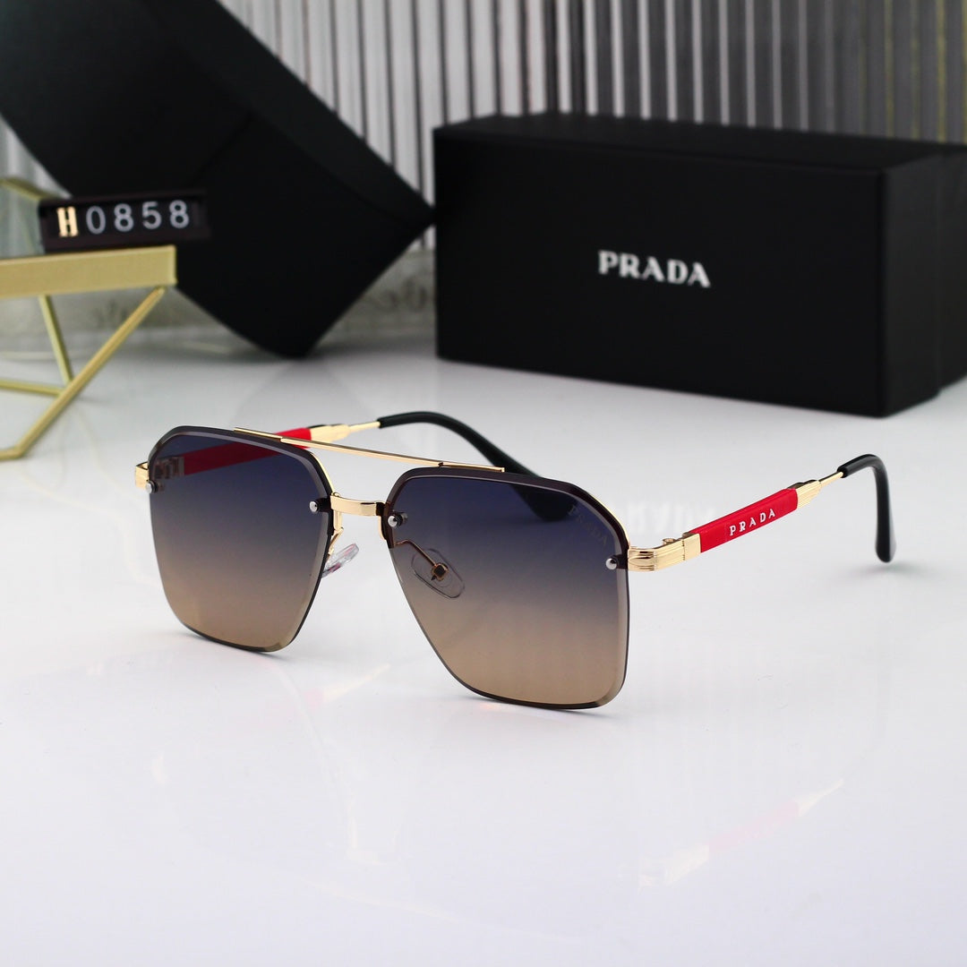 Fashion Gold Thin Frame Sunglasses
