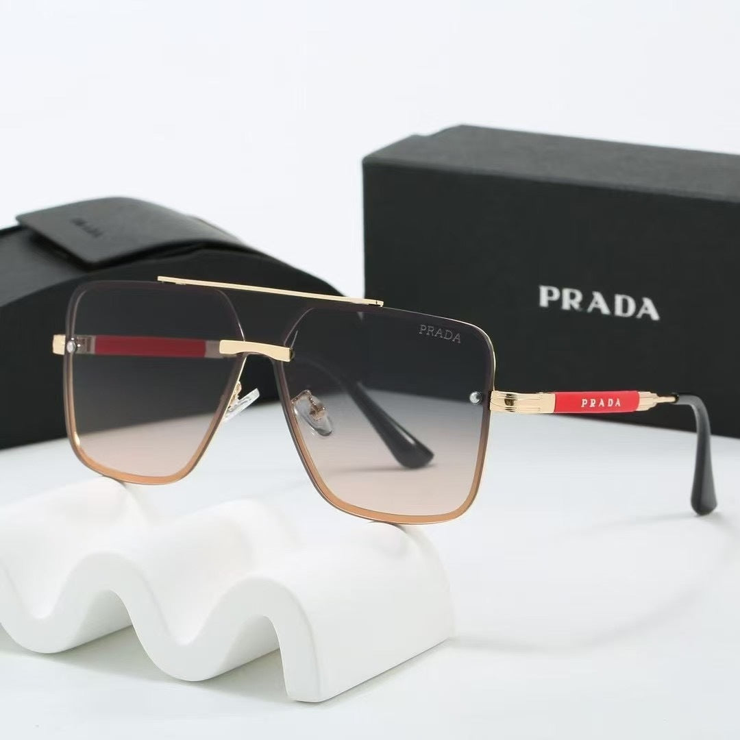 One-piece 7 Colors Fashion mental Sunglasses