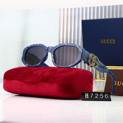 Round stylish small frame simple sunglasses