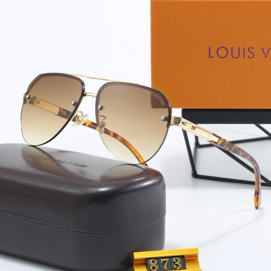 Metal Pilot Multi Color Sunglasses 873